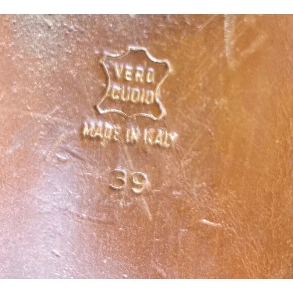 Maraolo Italian Leather Flats Loafer Womens US 8.5 EUR 39 Brown - Picture 7 of 10